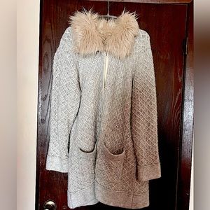 COLDWATER CREEK SWEATER COAT SIZE 2X